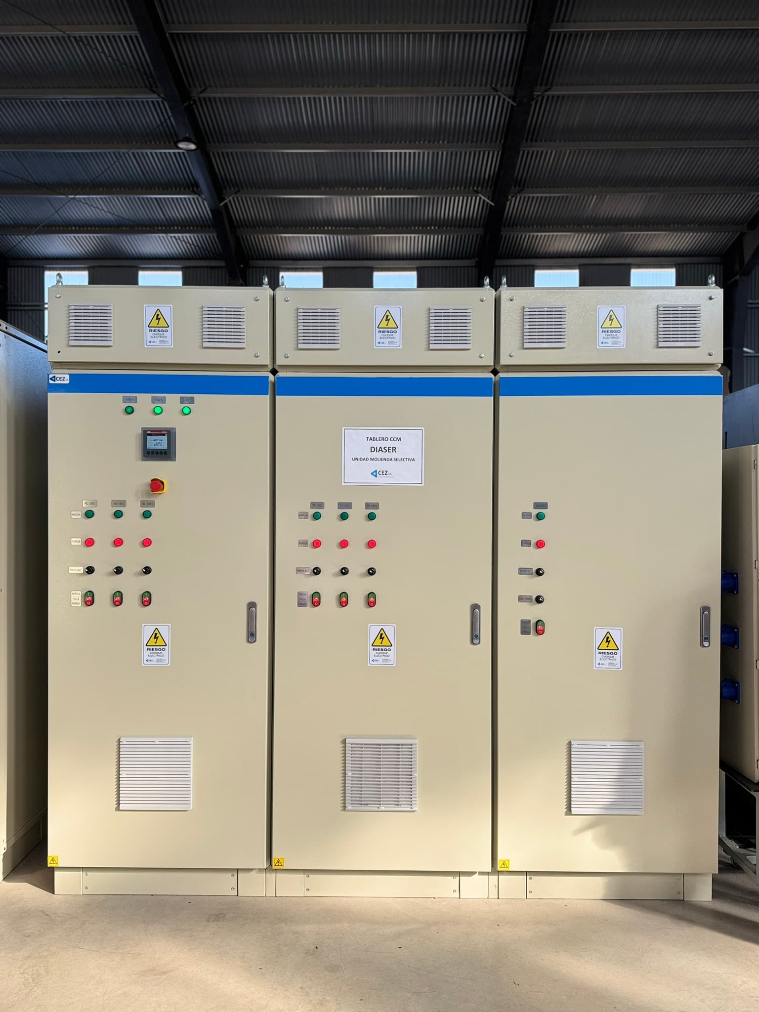 Diaser - Instalación de unidad de molienda selectiva SGT