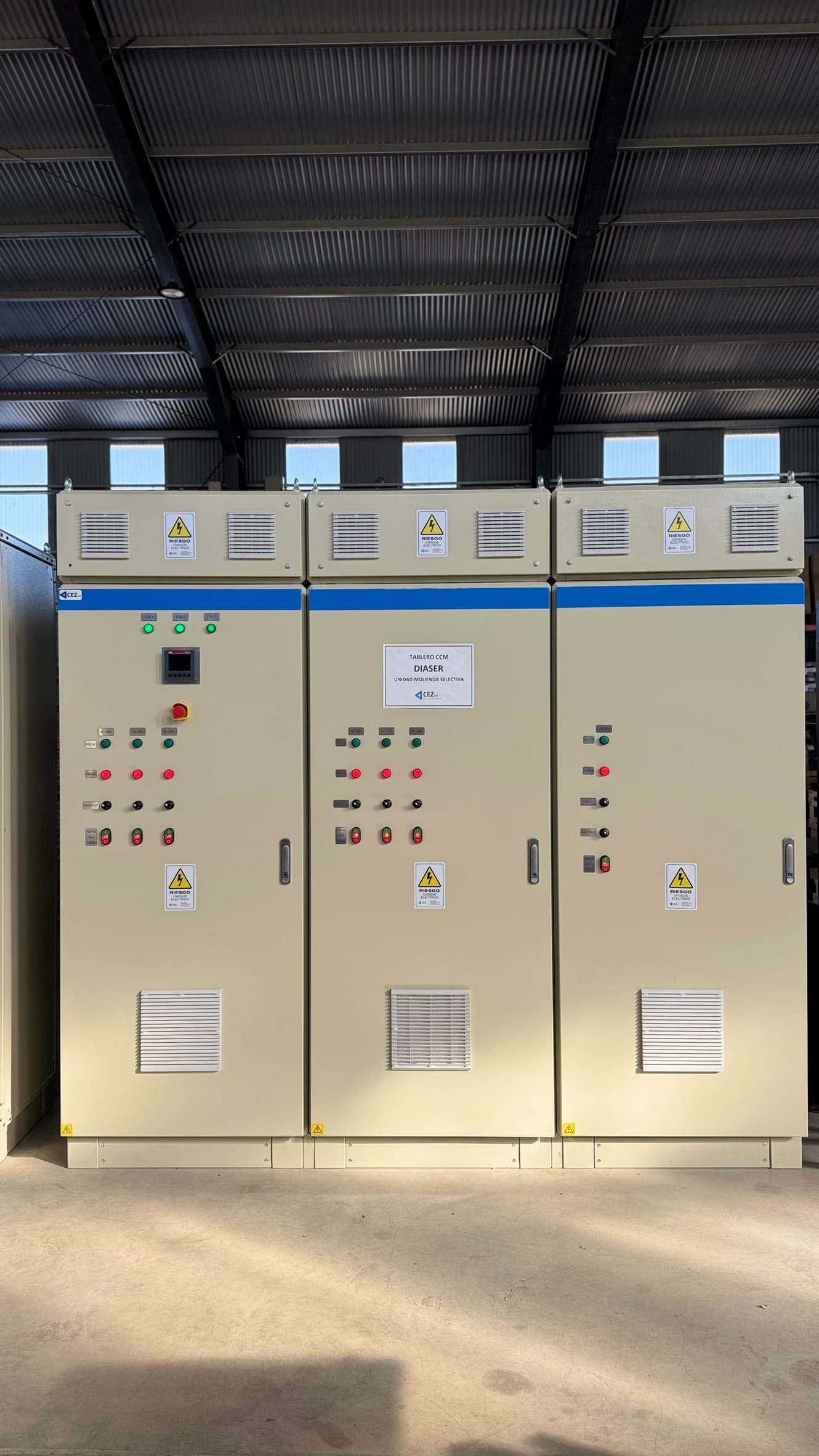 Diaser - Instalación de unidad de molienda selectiva SGT